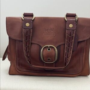 Coach Bleecker Madison Tan Leather